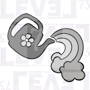 Watering can & Rainbow