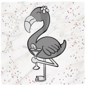 Cocktail flamingo